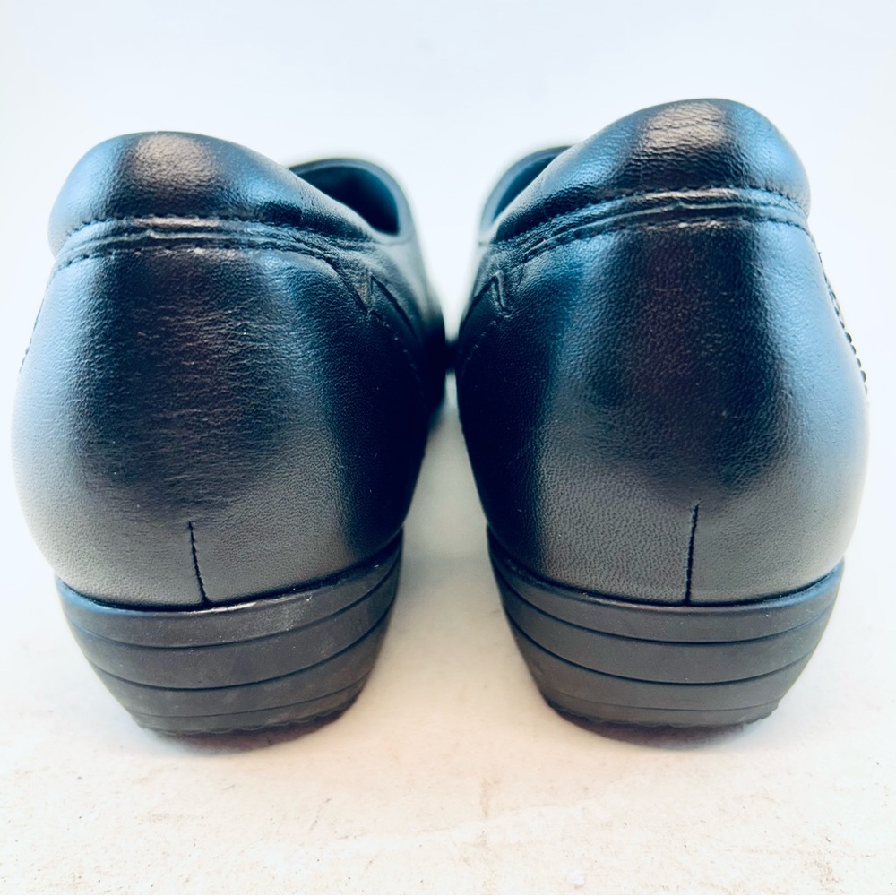 Dansko Black Milled Nappa Franny Adjustable Slip On Loafers EU 39 8.5 9 - Picture 8 of 11